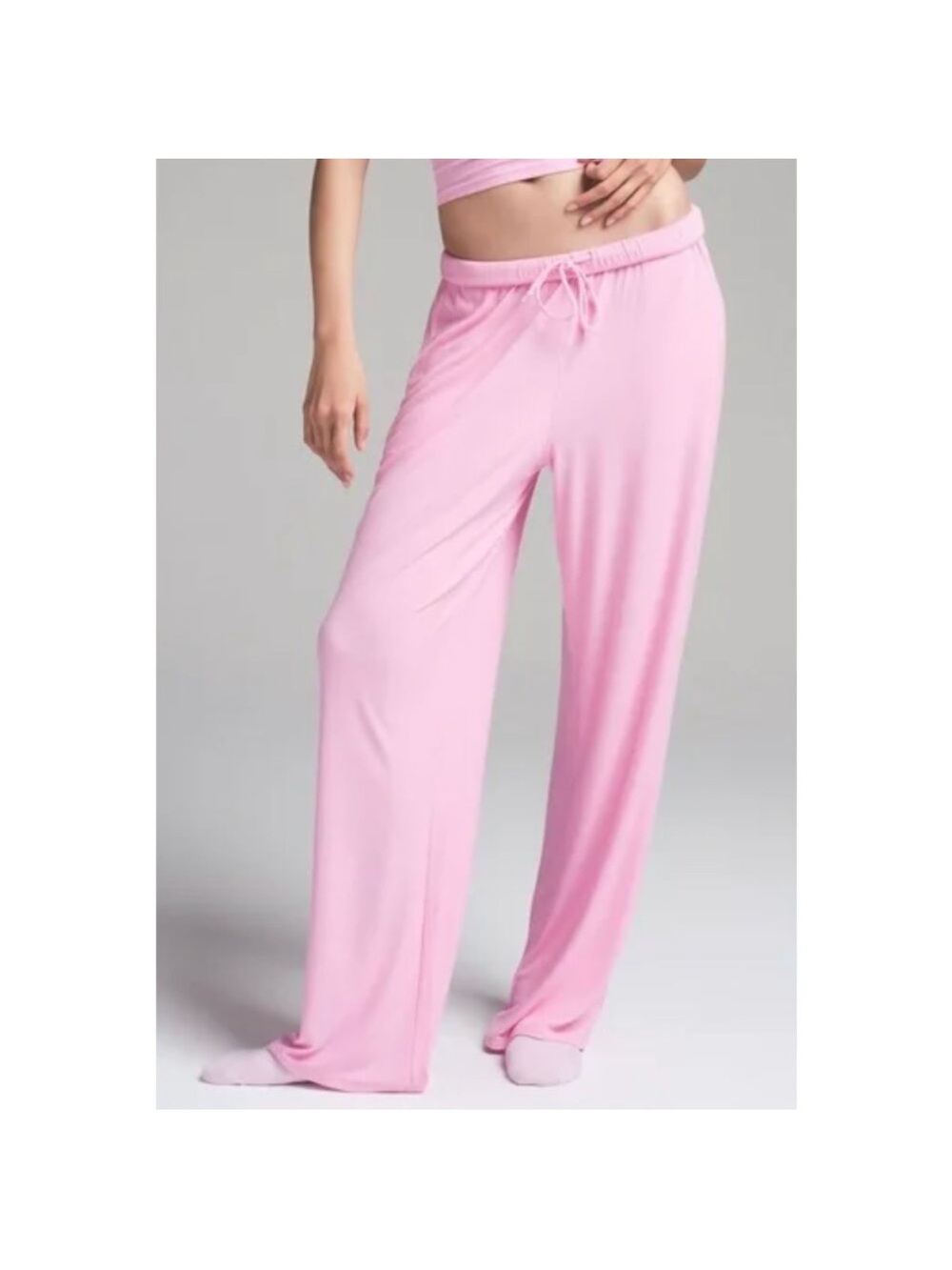 SKIMS Bubblegum Wide-Leg Lounge Pants